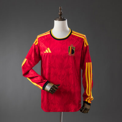 Camiseta Bélgica Local / Fan version / Manga Larga / Mundial 2026