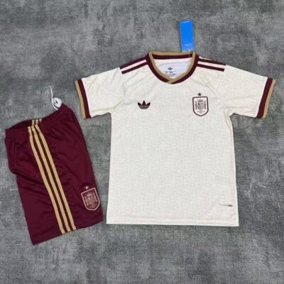 Camiseta España Visitante / Mundial 2026 / Versión KID