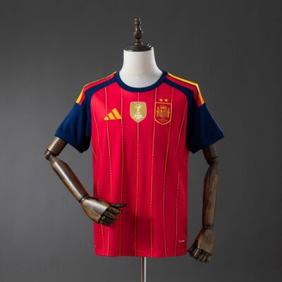 Camiseta España Local / 2 Estrellas / Fan versión / Campeón Mundial 2026