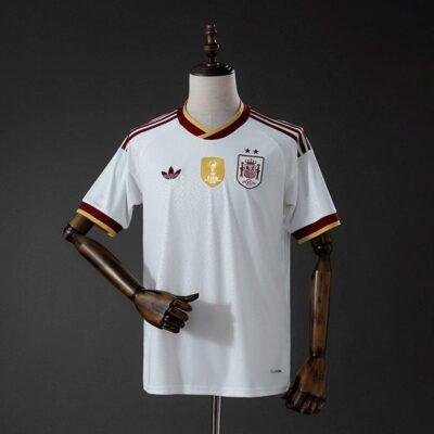 Camiseta España Visitante / 2 Estrellas / Campeón Mundial 2026 / Versión Fan