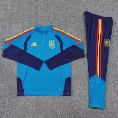 Chándal España Calentamiento Azul / 2 Estrellas / Mundial 2026