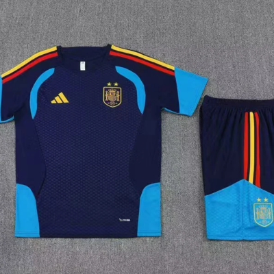 Conjunto Entrenamiento España Azul Marino / 2 Estrellas / Mundial 2026