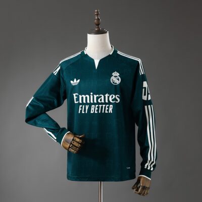 Camiseta Real Madrid Visitante / Fan Version / Manga larga / 26-27