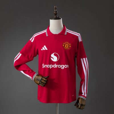 Camiseta Manchester United Fc Local 26-27 / Fan version / Manga larga